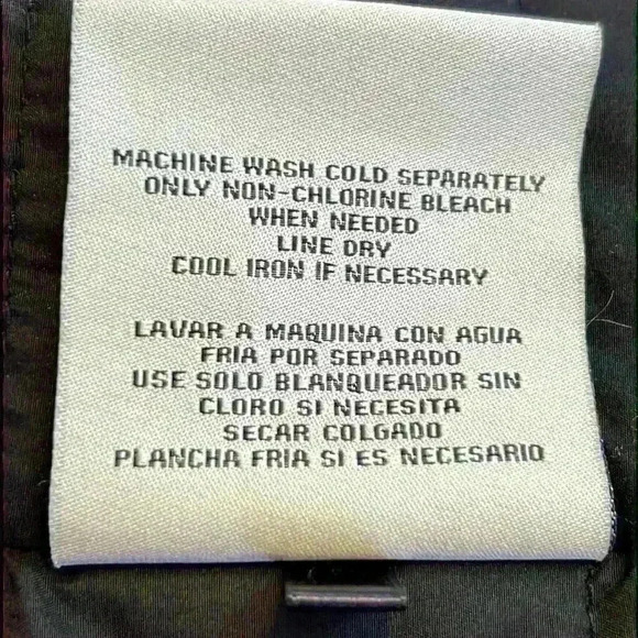 Levi's Men's Hooded Jacket Small Navy Blue Sherpa Lined Hood Quilted Lining - Picture 9 of 12